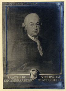 104343 Portret van Frans Cornelis Craeyvanger, geboren 1736, lid van de vroedschap van Utrecht (1769-1795), overleden ...